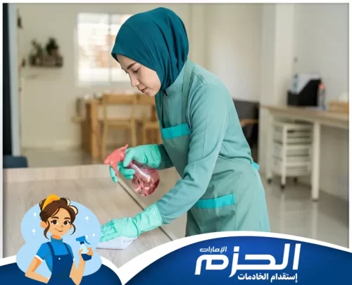 افضل عاملات فلبينيات في راس الخيمة 0554609778 شركه الحزم. تنظيف وتعقيم الأسطح ضمن خدمات عاملات فلبينيات في رأس الخيمة